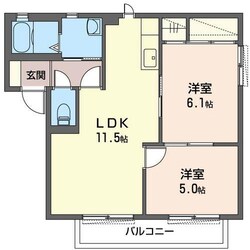 アムールＢの物件間取画像